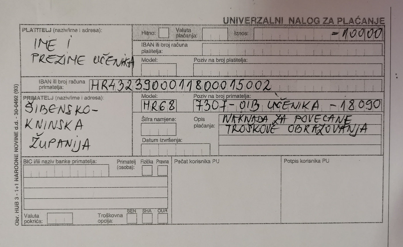 Upisi Srednja Skola Ivana Mestrovica Drnis